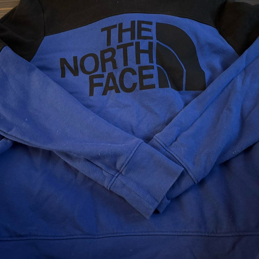 The North Face Blue and Black Sweatshirt